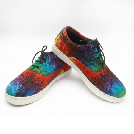 Tye Dye Rasta Hemp Shoes