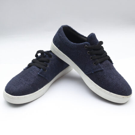 Blue Hemp Canvas Shoes