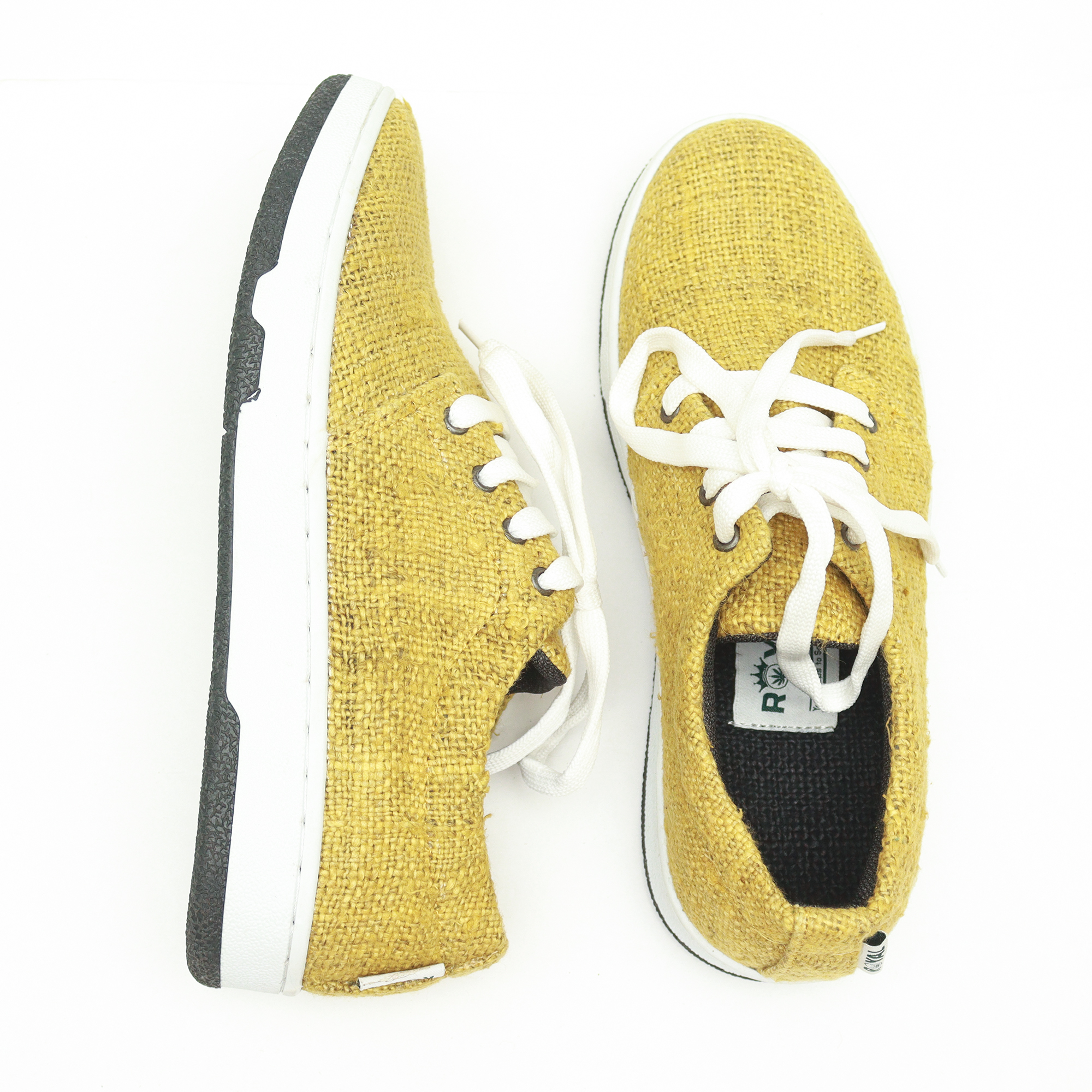 Unisex Hemp Sneakers - Image 4