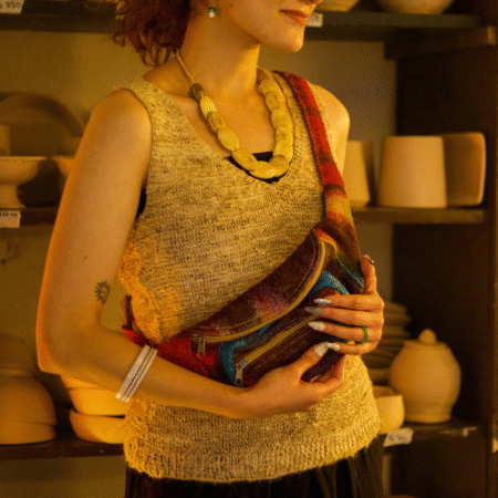 Hand Knitted Sleeveless Top