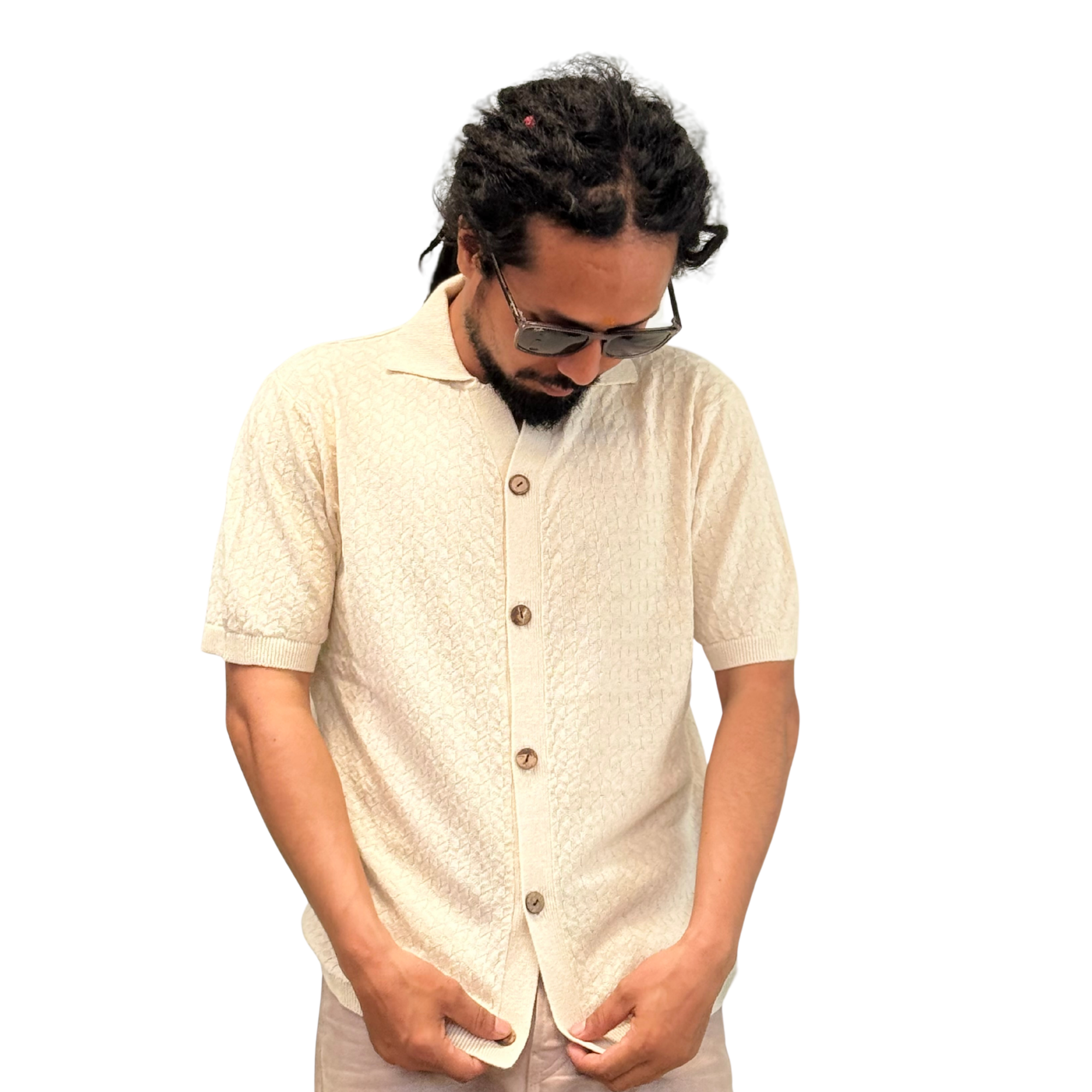 Men's Hemp Knitted Shirt